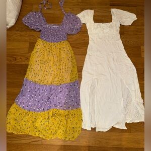 Cottage core dress / jumpsuit bundle